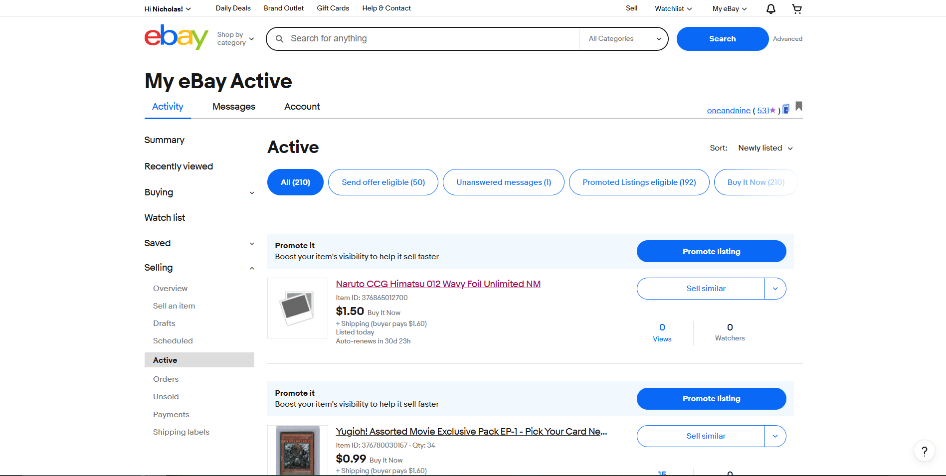 eBay Verifying Listing